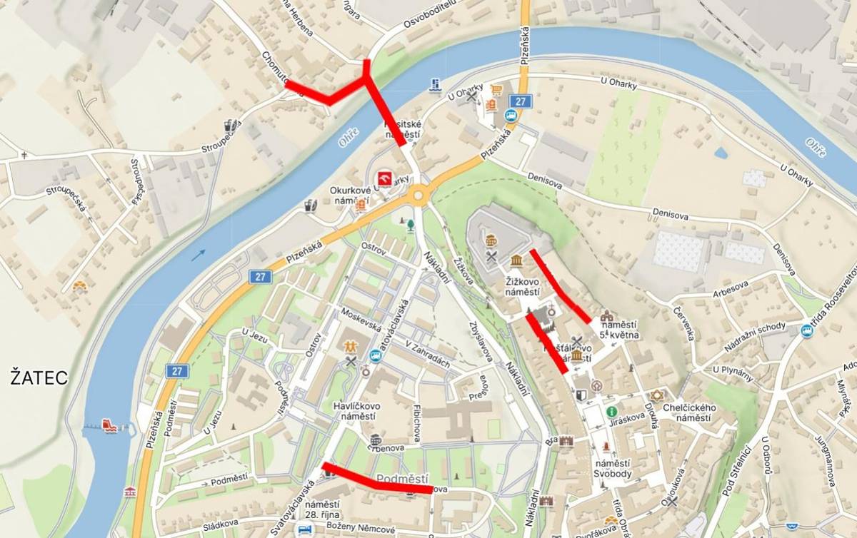 Na několika místech v Žatci se v době od 23. března do 5. dubna připravují krátkodobé úplné uzavírky komunikací kvůli filmovému natáčení.