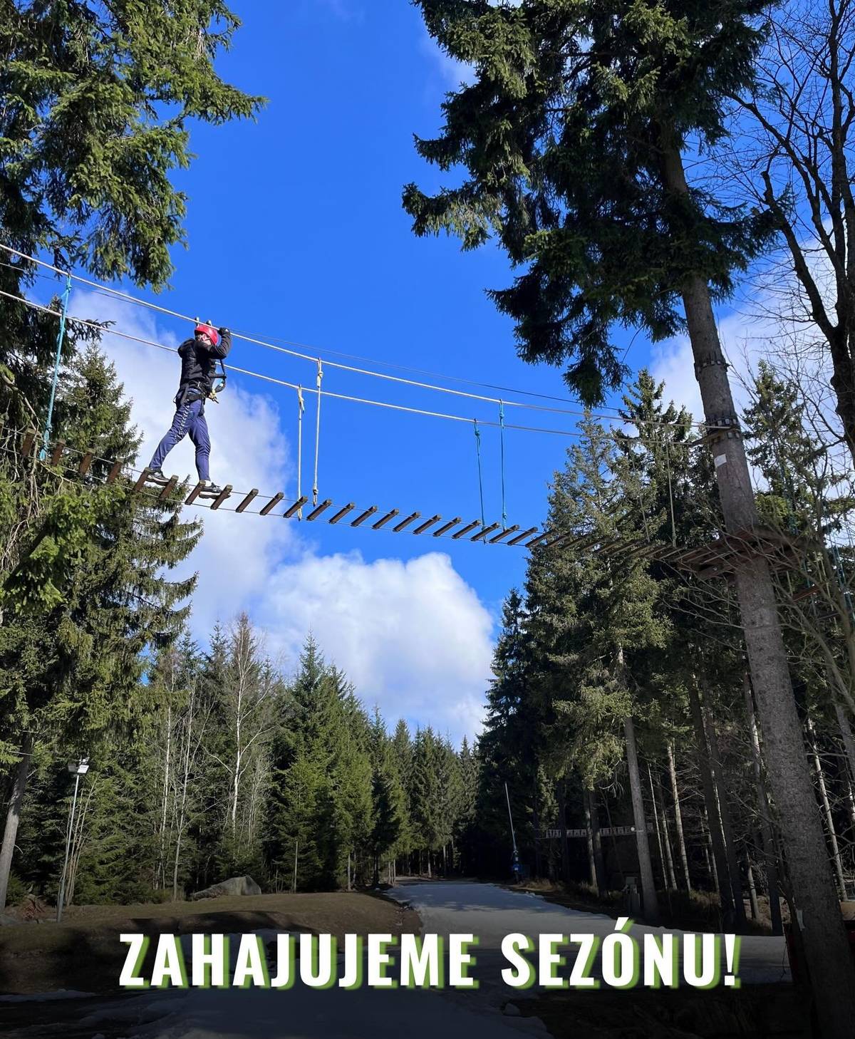 Lanový park Bedřichov o Velikonocích zahajuje sezónu. Přesnou otevírací dobu zveřejníme blíže k datu. Pro bližší info sledujte FB.  Pokud park navštěvujete pravidelně, nezapomeňte si pořídit výhodné sezónní permanentky. Moc se na váš po zimní pauze těší tým Lanového parku Bedřichov