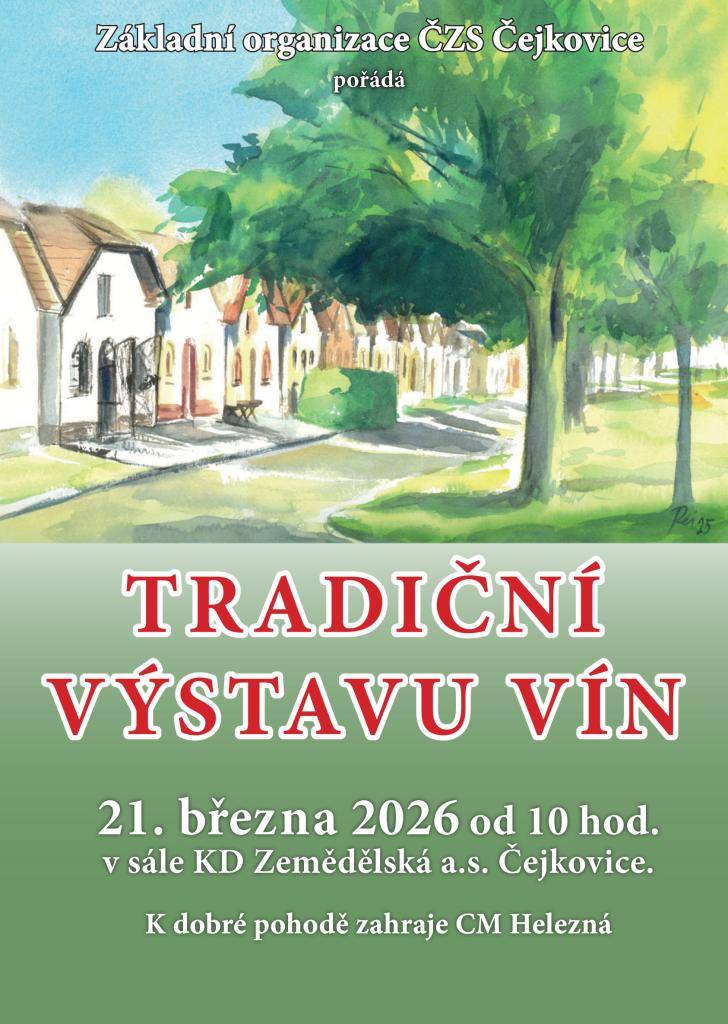Kdy: SOBOTA 21.3.2026 od 10:00  Kde: KD Zemědělské a.s. Čejkovice