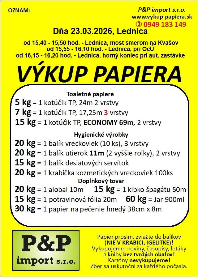 Výkup papiera