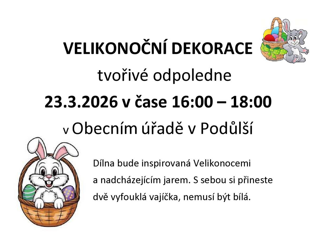 Přinášíme pozvání na dílničky, které se budou konat na obecním úřadě, více v příloze. Prohlédněte si pravidelný zpravodaj z širokého okolí a dále informace o případném konci platnosti starých občasnských průkazů.
