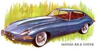 Na americkém trhu dostal E-Type typový název XK-E, navazoval tak přímo na úspěchy například XK 150
