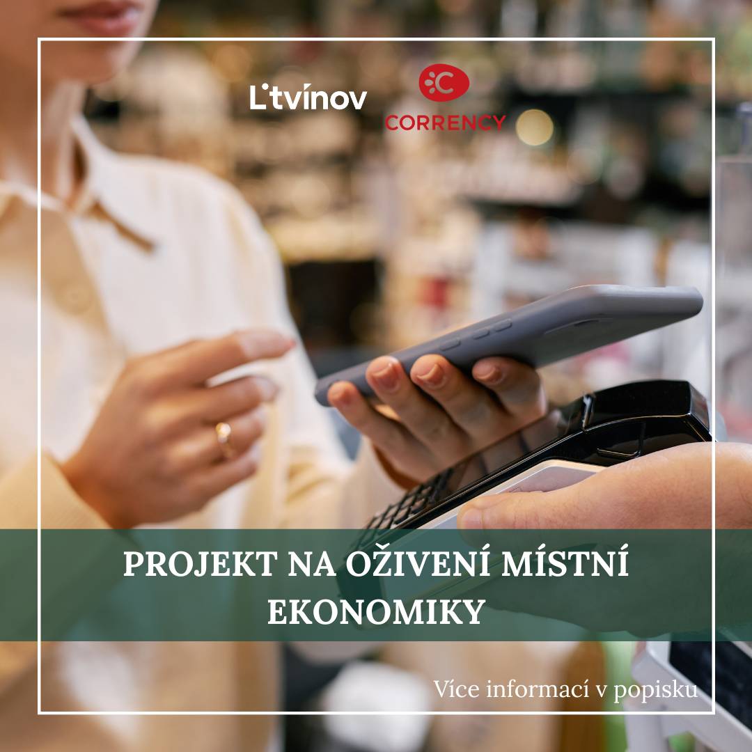 Projekt Corrency umožňuje občanům využít finanční příspěvek od města při nákupech u místních obchodníků.  Od dnešního dne můžete své correnty u registrovaných podnikatelů už používat!  Občané i podnikatelé se mohou registrovat po celou dobu projektu až do 31. 5. 2026.  Zapojit se může každý – od kosmetiček a kadeřnic po restaurace, hudební kluby či malé obchody. Občané Litvínova pak mohou využívat correnty a podporovat své oblíbené místní podniky.  Více informací: https://litvinov.corrency.cz