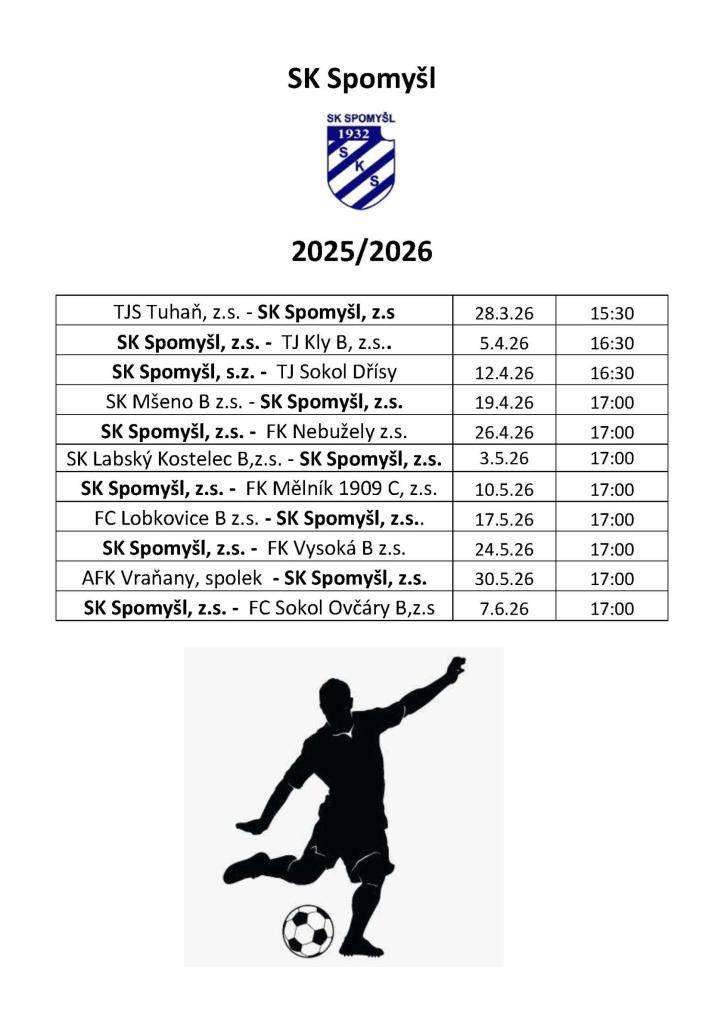 Přijďte podpořit naše fotbalisty na jarní fotbalové zápasy.