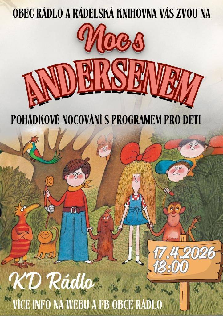 Kapacita pohádkového nocování v rámci Noci s Andersenem je již zcela naplněna, a proto bohužel nemůžeme přijímat další přihlášky. Velmi si vážíme Vašeho zájmu a těšíme se na všechny přihlášené děti.
