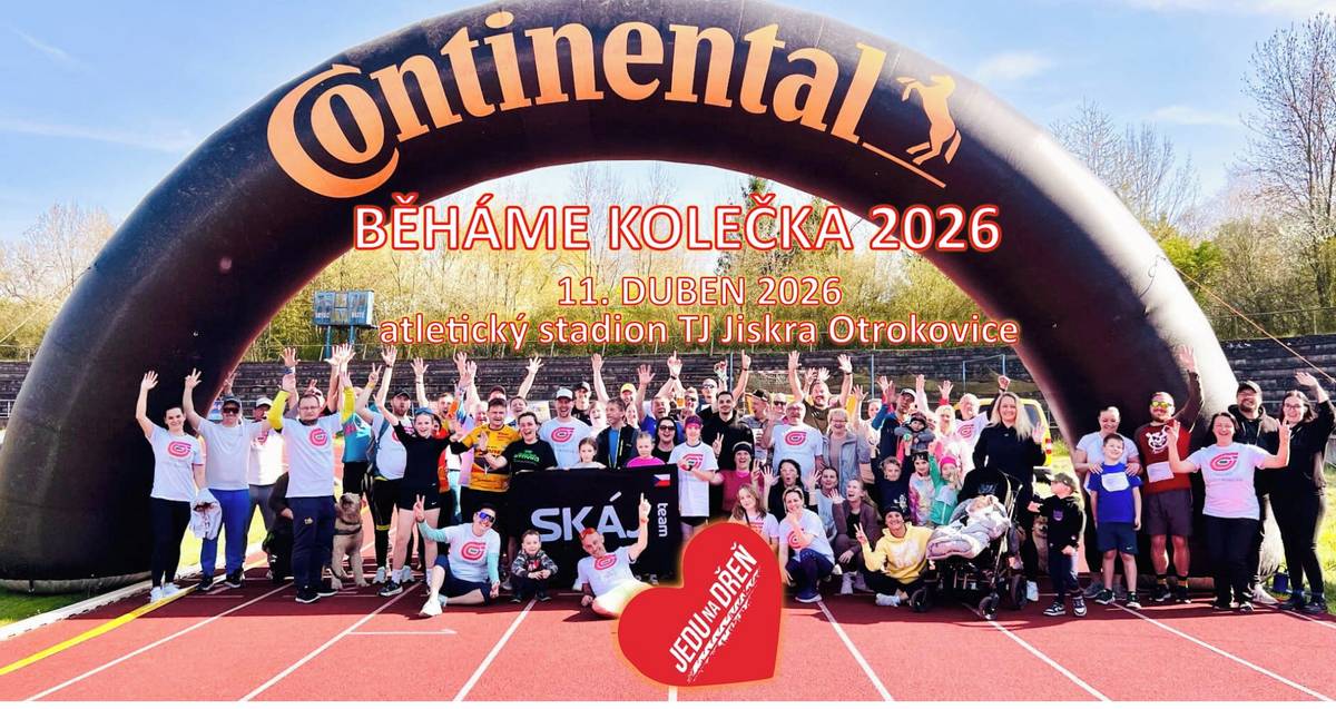 Šestý ročník charitativní akce Běháme kolečka - 2026 kol, pořádaný spolkem SKÁJ team, opět spojuje radost z pohybu s pomocí tam, kde je opravdu potřeba. Nezáleží, kolik toho uběhnete. Záleží, proč běžíte. Každým rokem věnujeme výtěžek na charitativní účely a nejinak je tomu i letos. Za předchozích pět ročníků se nám společně podařilo vyběhat téměř 240 000 Kč.