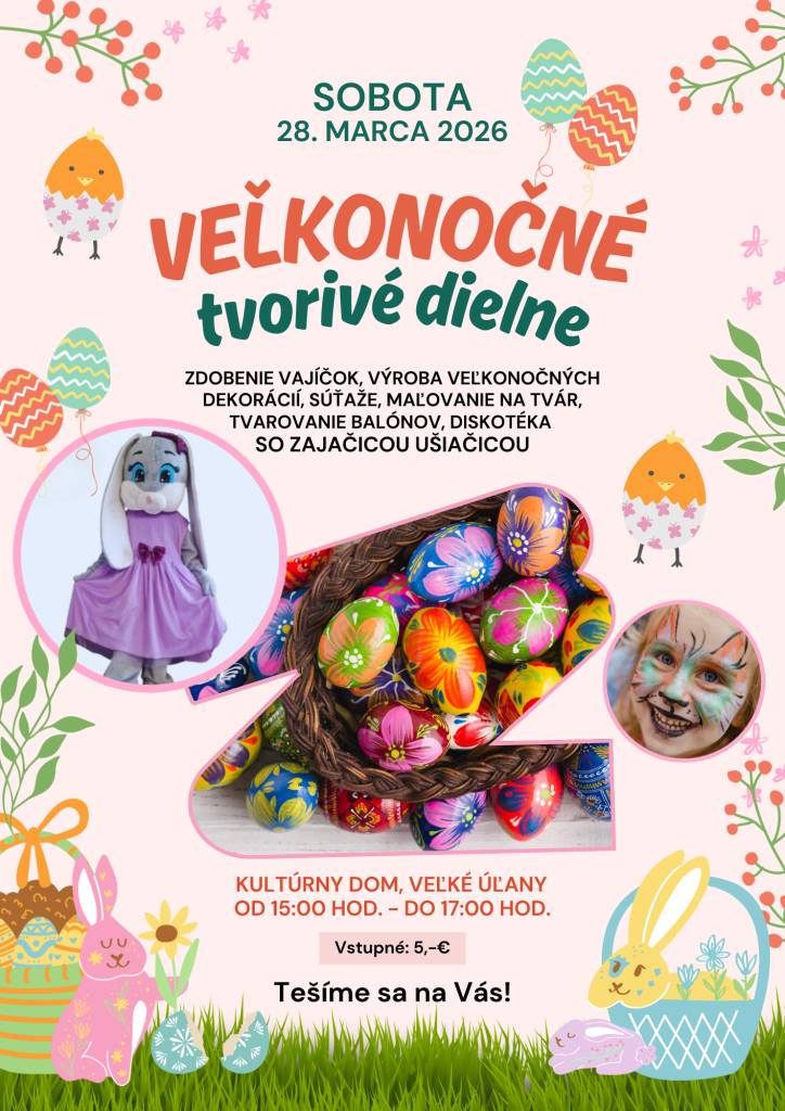 Veľkonočné tvorivé dielne v kultúrnom dome
