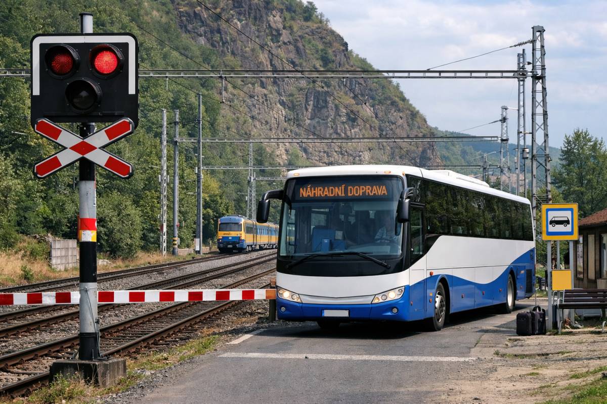 Ve dnech 1. a 2. dubna 2026 dojde k plánované výluce na železniční trati 090. Osobní vlaky mezi Lovosicemi a Ústím nad Labem hl. n. nahradí autobusy, ostatní spoje mohou nabrat zpoždění.