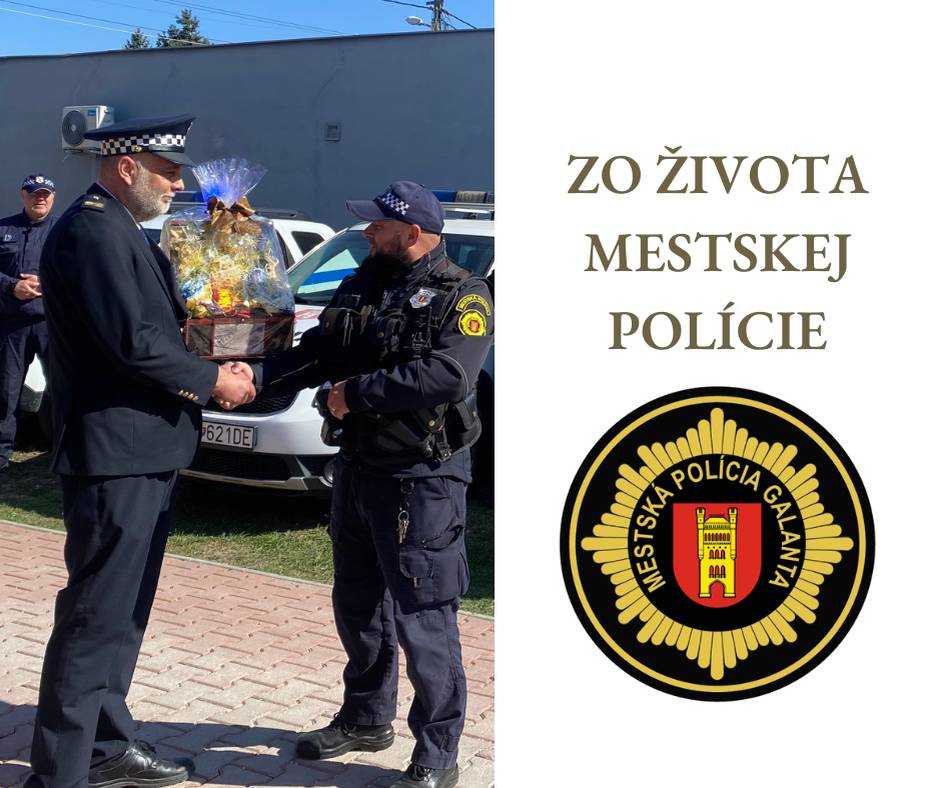 Mestská polícia Galanta sa rozlúčila s dlhoročným kolegom Petrom Halászom, ktorý dlhé roky slúžil a chránil obyvateľov mesta Galanta a dozeral na verejný poriadok.