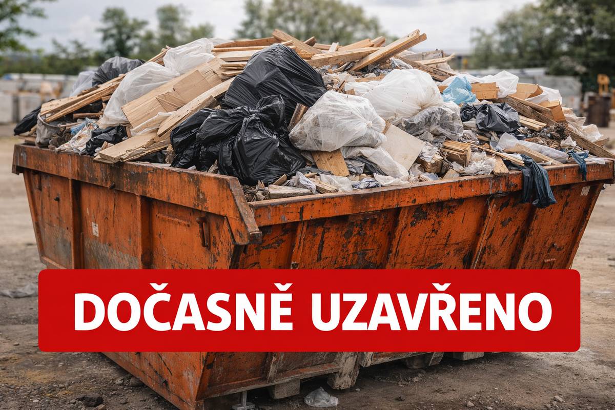 Z důvodů plného kontejnetu je do odvoláné sběrné místo uzavřeno