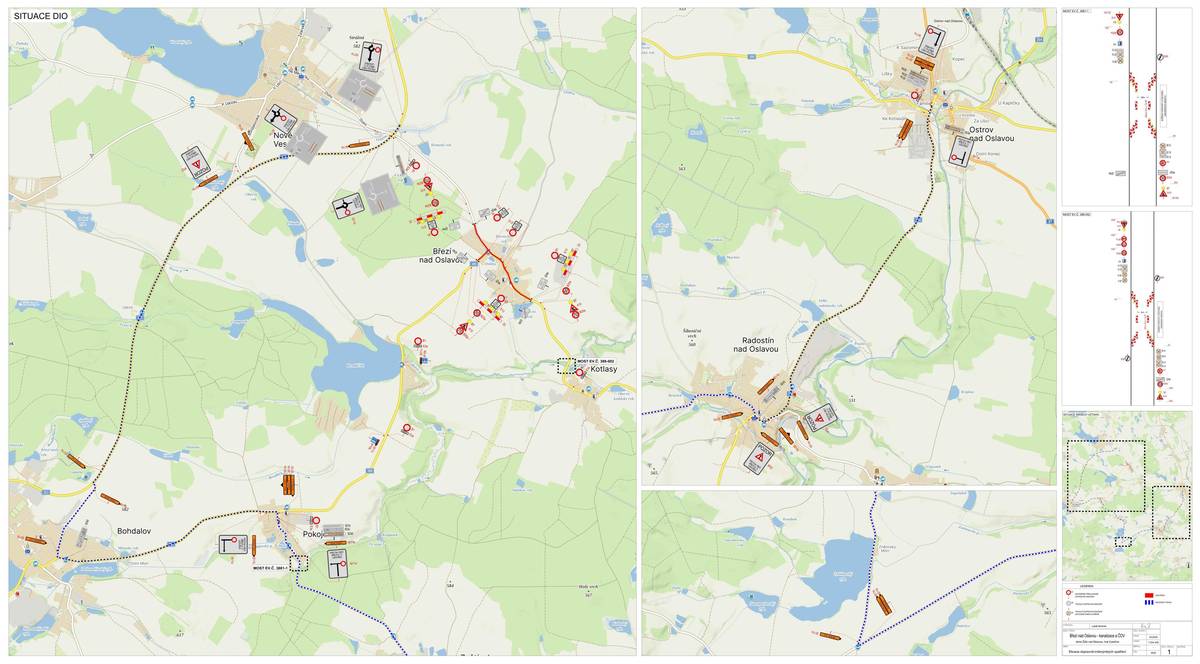 Informujeme občany o uzavírce v obci Březí nad Oslavou od 1.4.2026 do 31.10.2026 z důvodu výstavby kanalizace a ČOV v obci. Objizdné trasy povedou na Žďár nad Sáz. přes Bohdalov nebo Ostrov nad Osl.