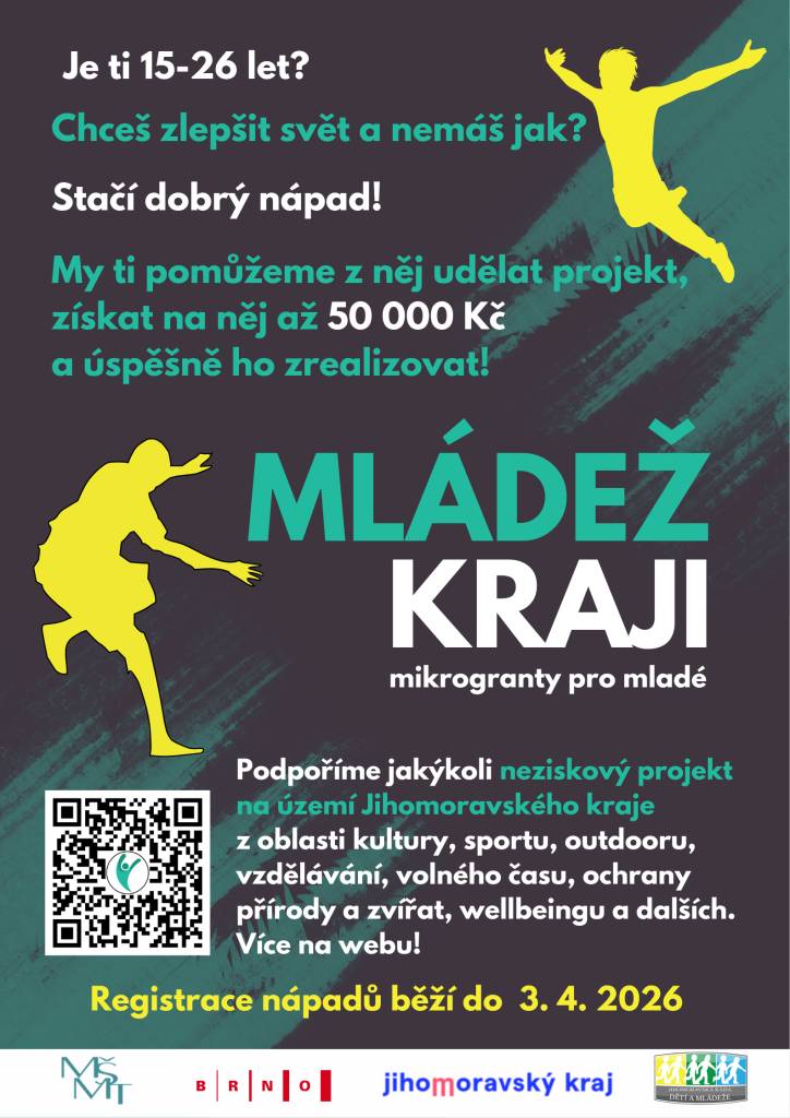 Zajímavá příležitost pro mladé lidi v Jihomoravském kraji
