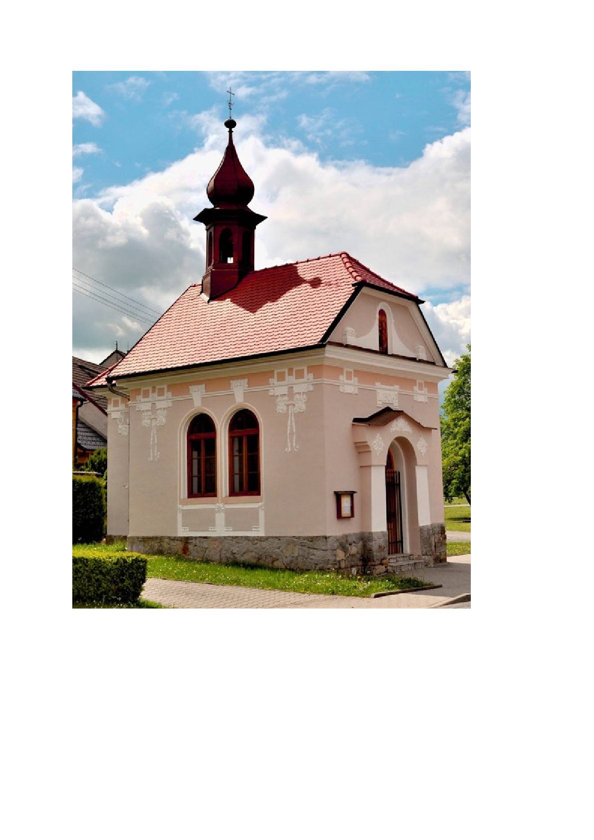 Oznamujeme občanům že v sobotu 21. 3. 2026 v 15 : 30 hod. bude v místní kapli sloužena mše svatá.