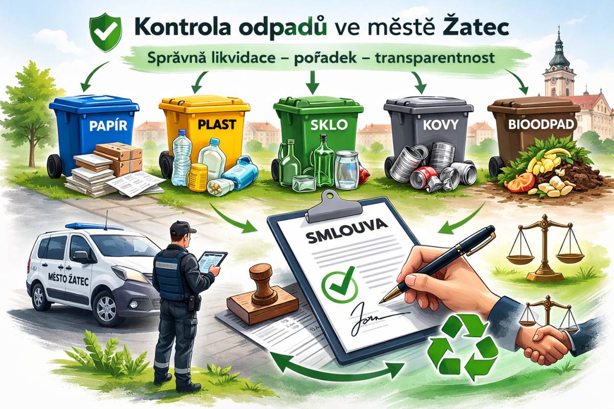 Od dubna začne jednoduché dokládání způsobu likvidace. Město Žatec chce podnikatelům usnadnit orientaci v povinnostech, které se týkají nakládání s odpady z podnikání. Ve spolupráci se společností Lexnova Odpadio proto od dubna spouští jednoduchý systém, díky kterému bude možné potřebné dokumenty snadno doložit. V nejbližších týdnech budou podnikatelé a živnostníci postupně dostávat do svých datových schránek výzvu k doložení způsobu likvidace odpadu. Pokud už mají se svozovou firmou uzavřenou smlouvu, stačí ji pouze nahrát do systému Odpadio. Pokud smlouvu ještě nemají, není to žádný problém – společnost Lexnova Odpadio i pracovníci Městského úřadu v Žatci jim rádi poradí, jak vše rychle a správně vyřídit. Podnikatelé si mohou samozřejmě zajistit smlouvu i samostatně. Cílem je zajistit pořádek a férové podmínky pro všechny. Kontejnery na komunální a separovaný odpad ve městě jsou určeny pro domácnosti. Podnikatelský odpad proto musí být řešen přes oprávněné společnosti, jak ukládá zákon o odpadech. Odpad vzniká v nejrůznějších činnostech – od obchodů či restaurací až po práci z domova nebo provoz různých služeb. Ať už podnikáte v jakémkoli oboru, s případnými dotazy vám rádi pomůžeme. Chceme, aby celý proces byl co nejjednodušší a vstřícný. (red)