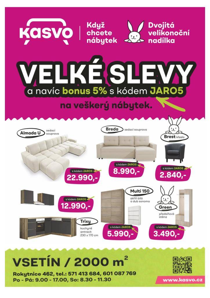 Více viz leták.
