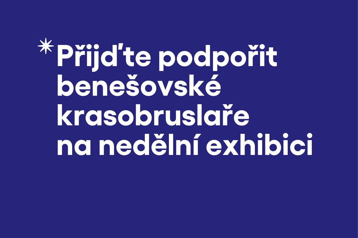 Sportovní krasobruslařský klub Benešov z. s. zve Benešáky na slavnostní exhibici, která se uskuteční v neděli 22. března 2026 od 17.30 hod. na zimním stadionu v Benešově.