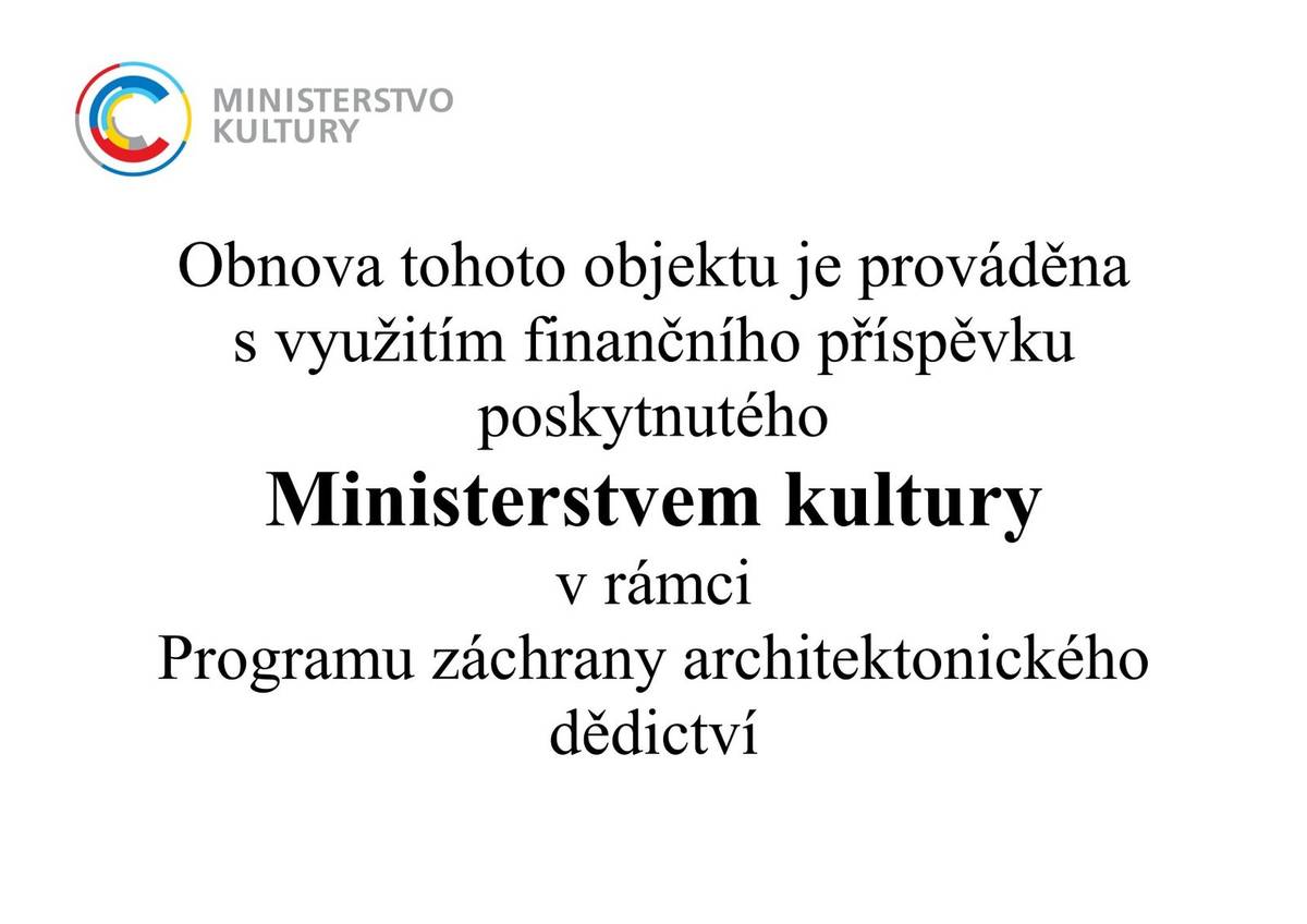 Ministerstvo kultury České republiky poskytlo na obnovu nemovité kulturní památky – kaple Zvěstování Panny Marie v areálu zámku č. p. 1, rejstř. č. ÚSKP 25476/6-1129, st. p. č. 3, k. ú. a obec Cerekvice nad Bystřicí, okres Jičín, kraj Královéhradecký, finanční příspěvek z Programu záchrany architektonického dědictví. Jedná se o obnovu krovu nad lodí a s tím související práce.