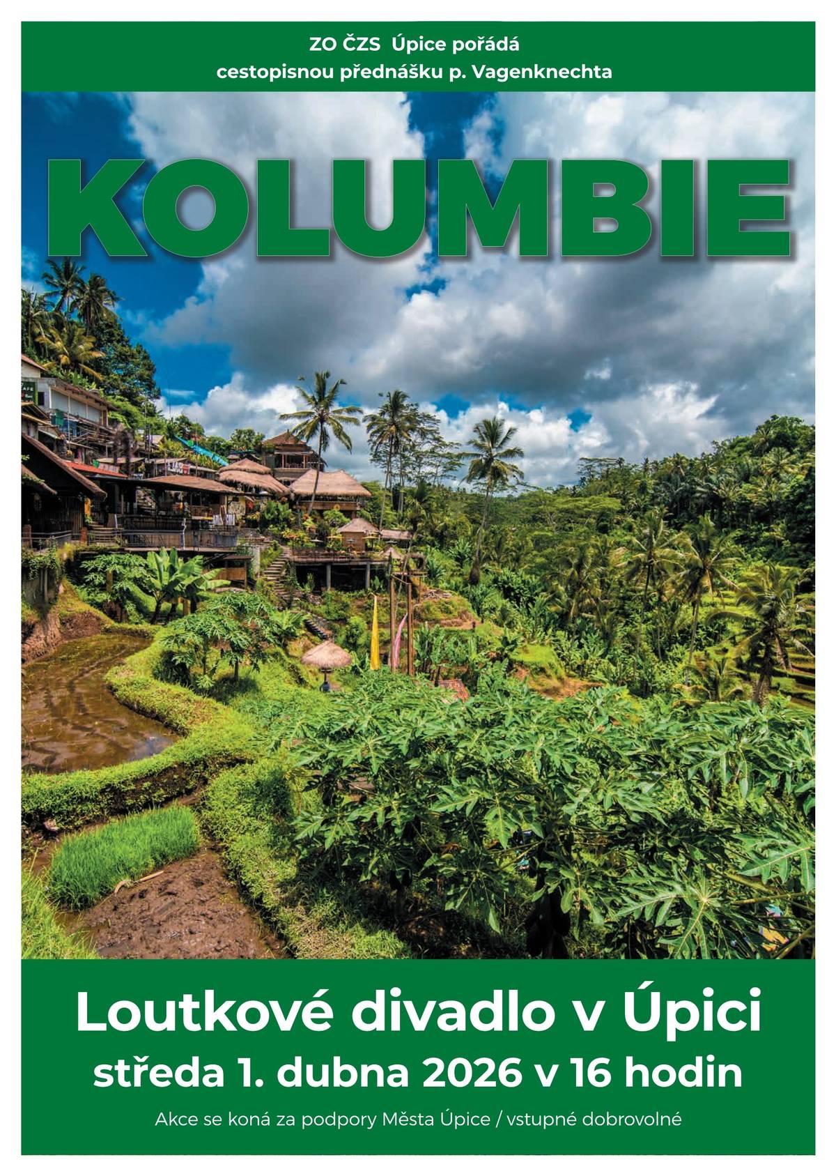 1. 4. 2026 v 16 hodin v Loutkovém divadle.