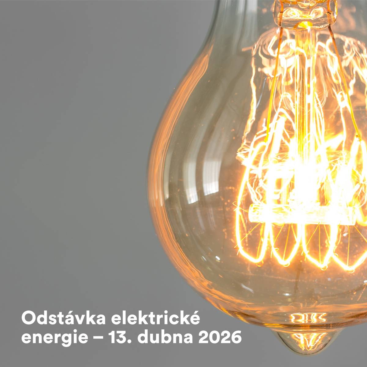 Odstávka proběhne od 7.30 do 16.00 hodin na Bařinách č. p. 571, 700, 1063, 1071, 1078, 1083; č. ev. 107. Parcelní č. 1493/9, 2099/3, 2100/14. Aktuální informace naleznete na stránce distributora: https://www.cezdistribuce.cz/pro-zakazniky/potrebuji-vyresit/stavajici-pripojeni/overeni-planovane-odstavky?jlTown=599948