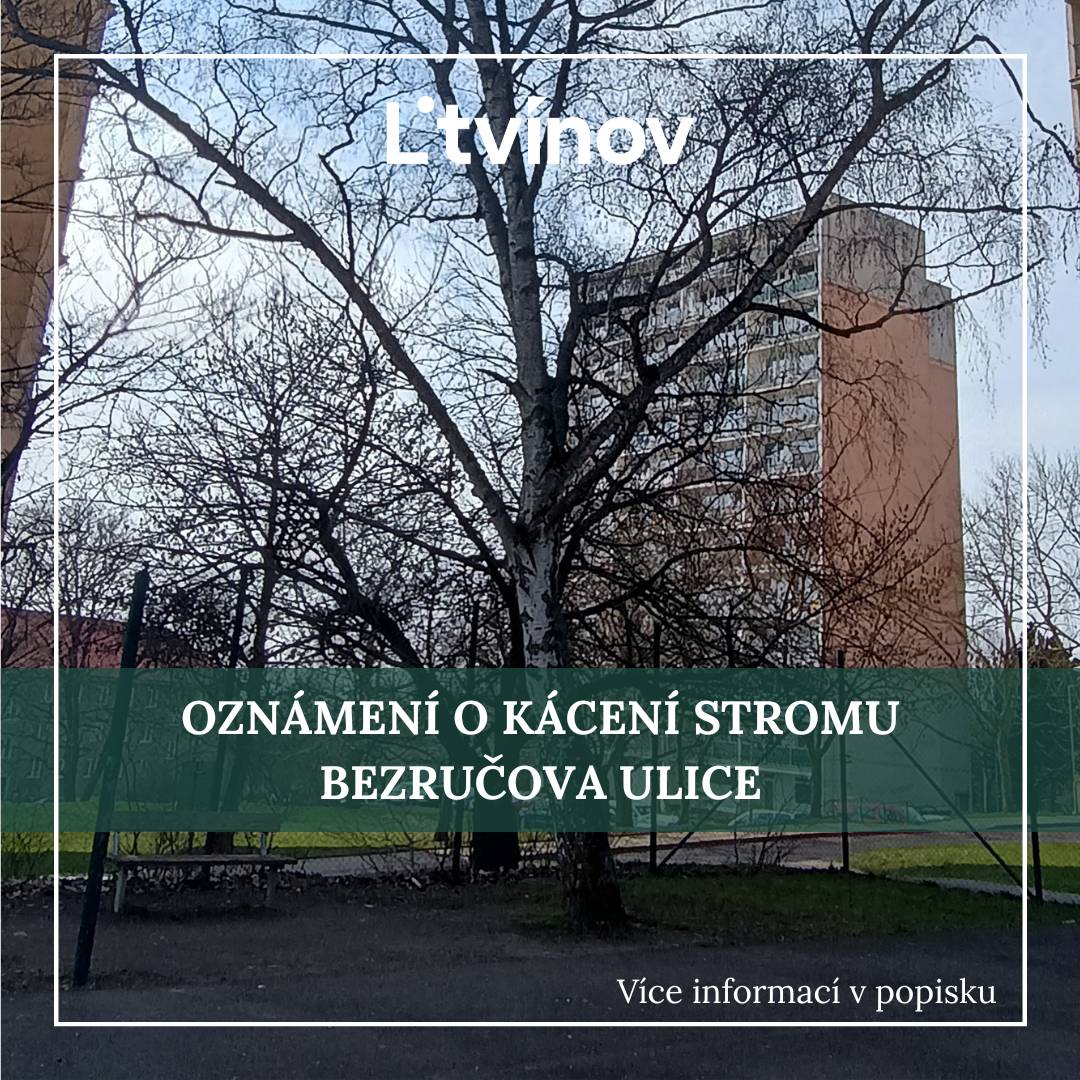 Město informuje občany, že v pátek 27. března 2026 dojde ke kácení břízy na dětském hřišti v ulici Bezručova.       Kácení je nezbytné z důvodu připravované rekonstrukce dětského hřiště, v rámci které bude prostor modernizován a upraven tak, aby lépe vyhovoval současným požadavkům na bezpečnost a komfort uživatelů.       Žádáme občany o respektování bezpečnostních pokynů a zvýšenou opatrnost v okolí místa realizace.       Děkujeme za pochopení.