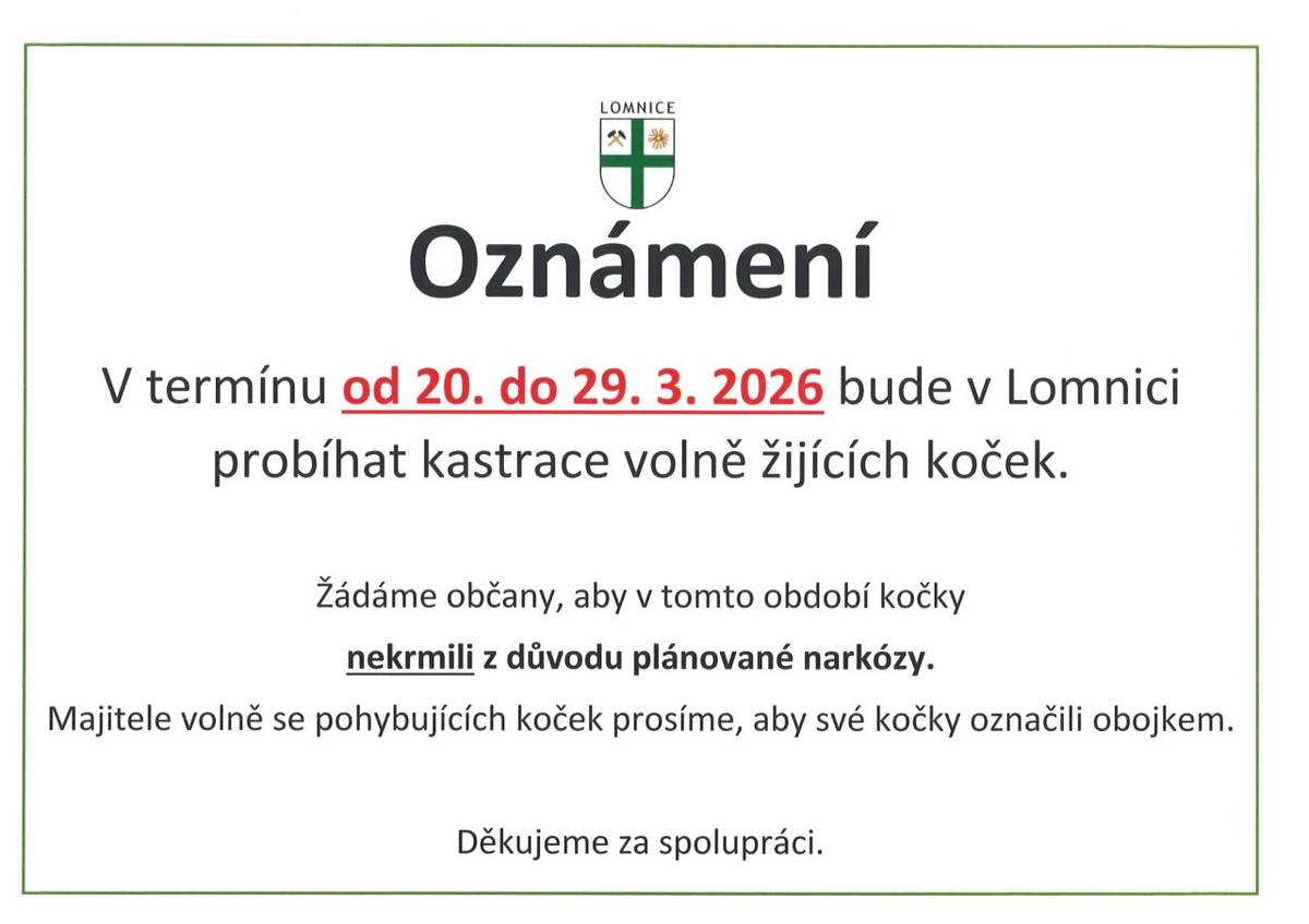 Termín kastrace se prodlužuje...