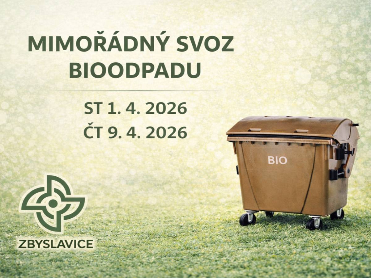 Díky rychlejšímu nástupu jara zahajujeme svoz bioodpadu dříve. První termíny už 1. a 9. dubna.