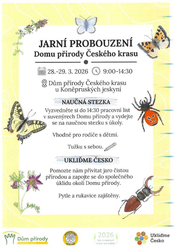 Jarní probouzení Domu přírody Českého krasu