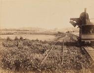 Stav prací za francouzské výstavby kanálu.