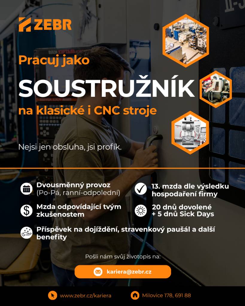 soustružník + operátor lisovny