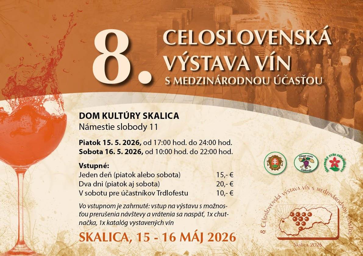 Štatút a prihlášku nájdete na:  https://www.vradiste.sk/novinka/129714/pozvanka-na-8-celoslovensku-vystavu-vin-s-medzinarodnou-ucastou
