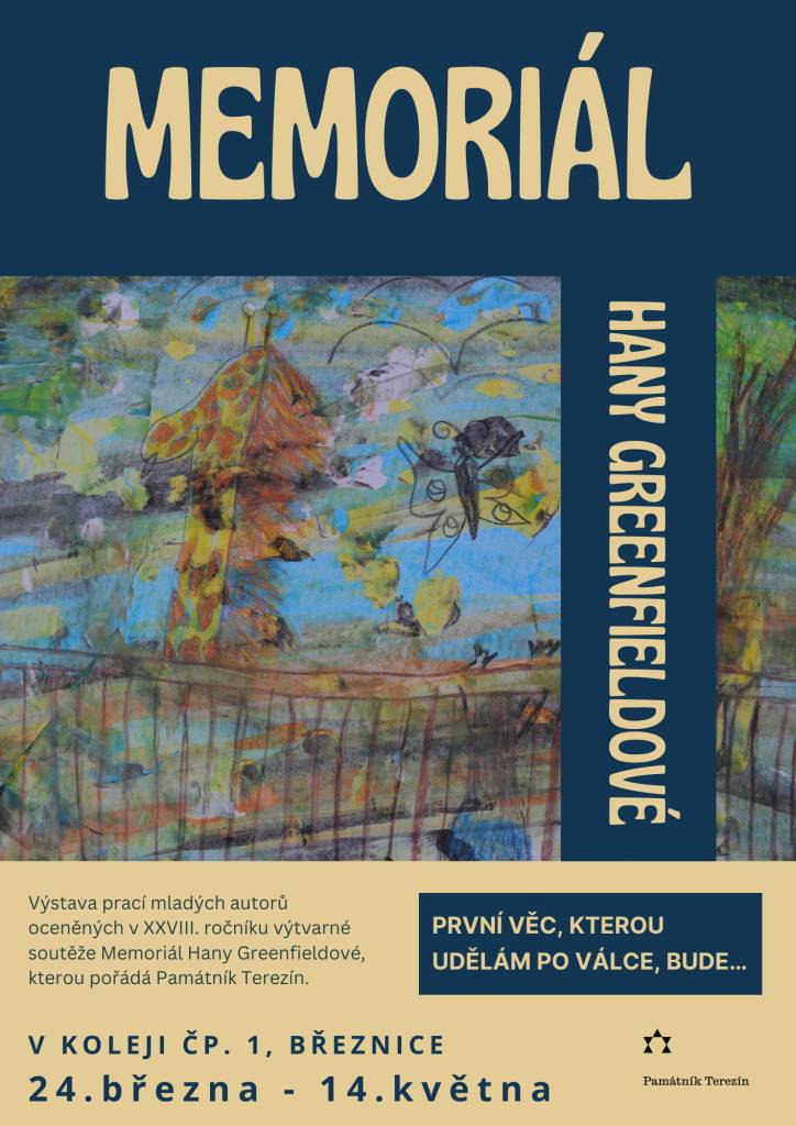 V roce 2024 proběhl XXVIII. ročník výtvarné soutěže Memoriálu Hany Greenfieldové pod tématem „První věc, kterou udělám po válce, bude…“, kterou každoročně vyhlašuje Památník Terezín.    V Koleji bude vystaven soubor oceněných prací včetně díla Emy Placákové ze ZUŠ Březnice.