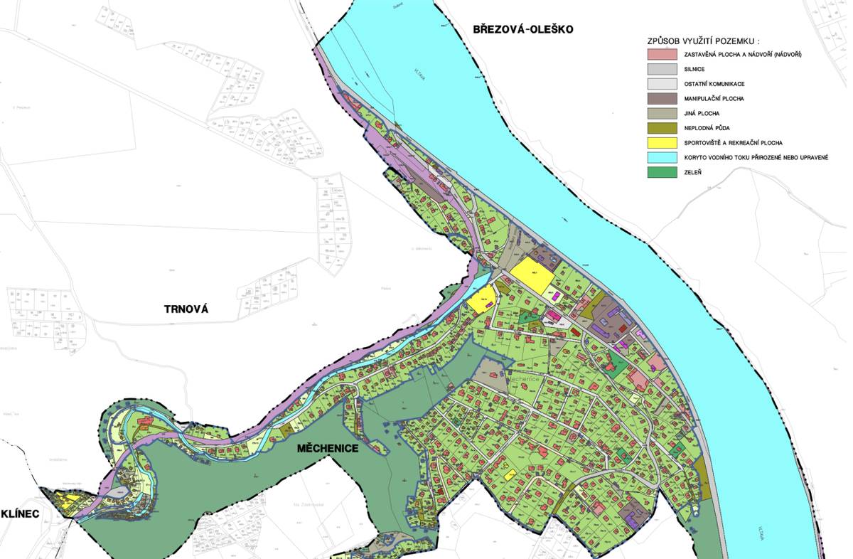 Zastupitelstvo obce Měchenice schválilo po zapracování vyjádření DOSS zadání Územního plánu s prvky regulačního plánu obce Měchenice