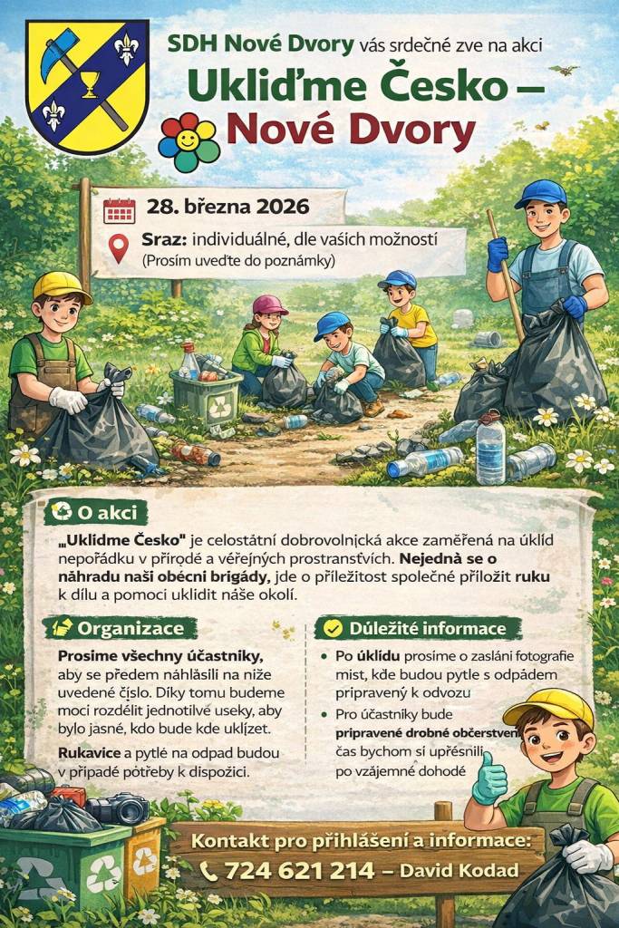 Informace uvedené v příloze