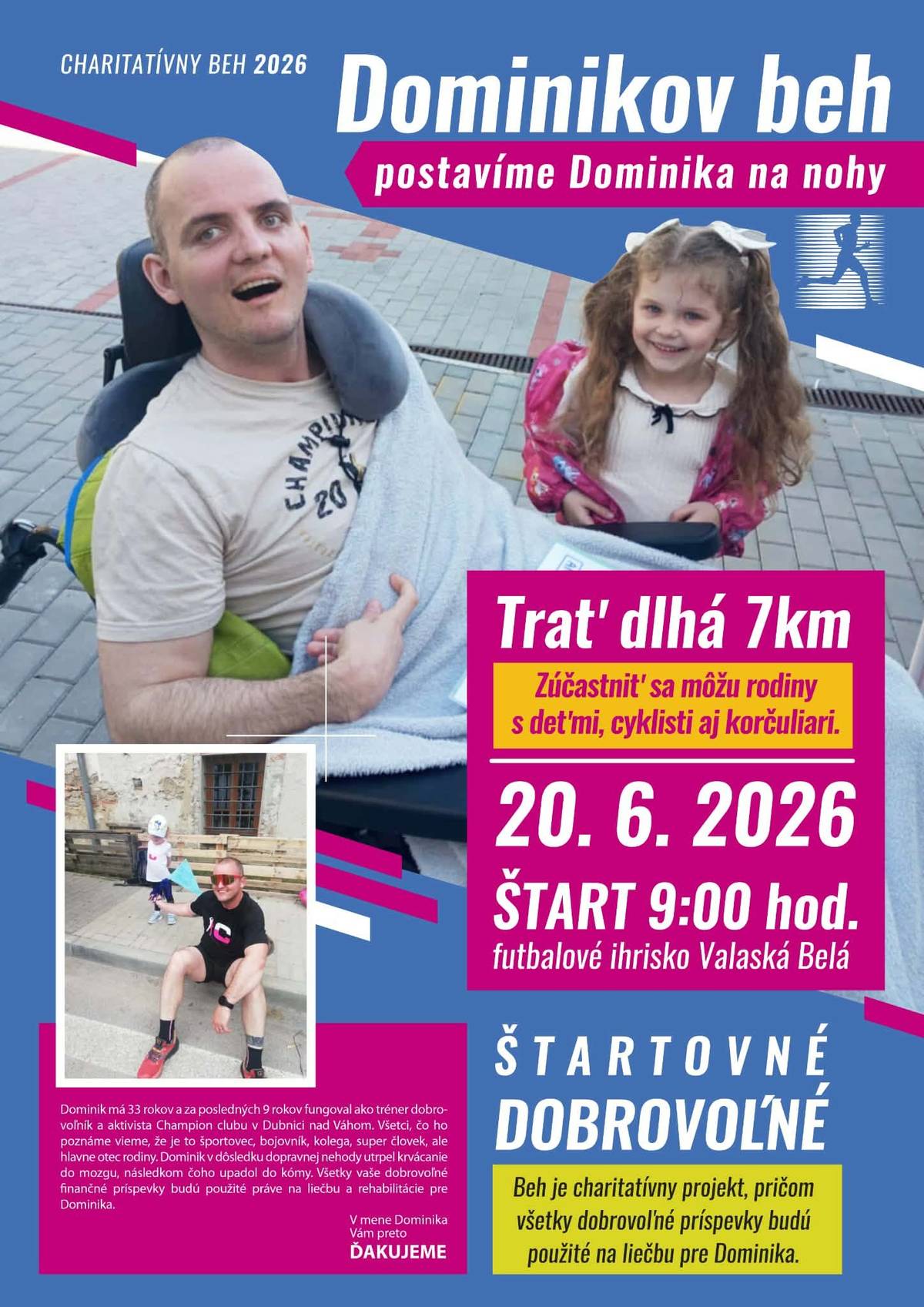 Opäť aj tento rok budeme mať možnosť pomôcť Dominikovi ❤️