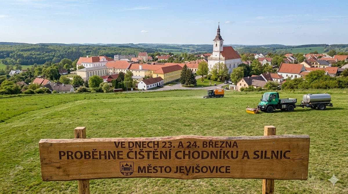 Ve dnech 23. a 24 března bude probíhat čištění ulic a chodníků od posypového materiálu. Žádáme občany, aby komunikace byly volné pro techniku údržby. Děkuji za pochopení   PM