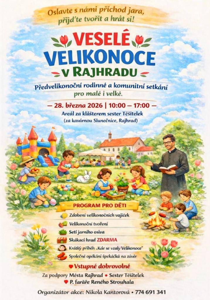 28.března 2026 10:00 - 17:00 Areál za klášterem sester Těšitelek