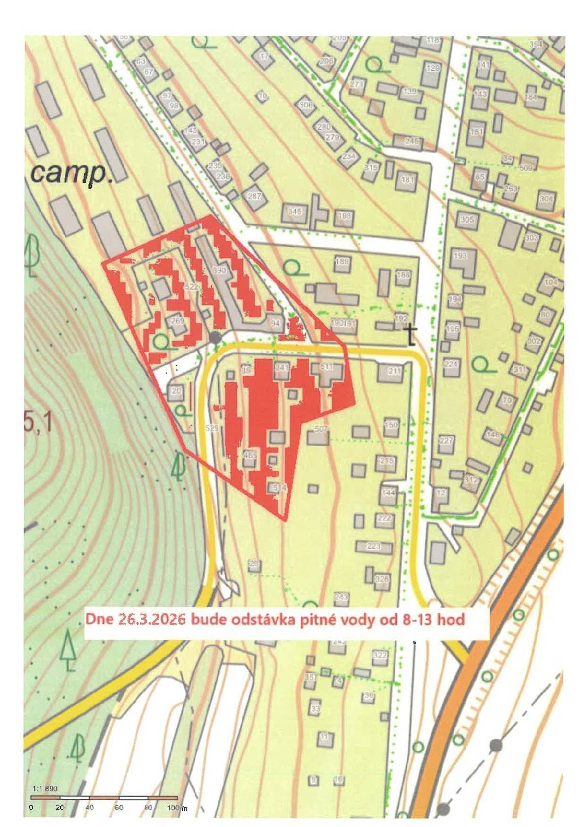 Upozornění na částečnou odstávku pitné vody ve Štokách - v části Štoků u autokempu (na č.p. 511, 241, 35, 529, 465, 514, 94, 390, 522,269,20) - ve čtvrtek 26.3.2026 .Odstávka pitné vody bude od 8-13 hod. z důvodu opravy a přepojení vodovodu (PVC 90). Opravu a přepojení vodovodu provádí  VHST Pelhřimov.
