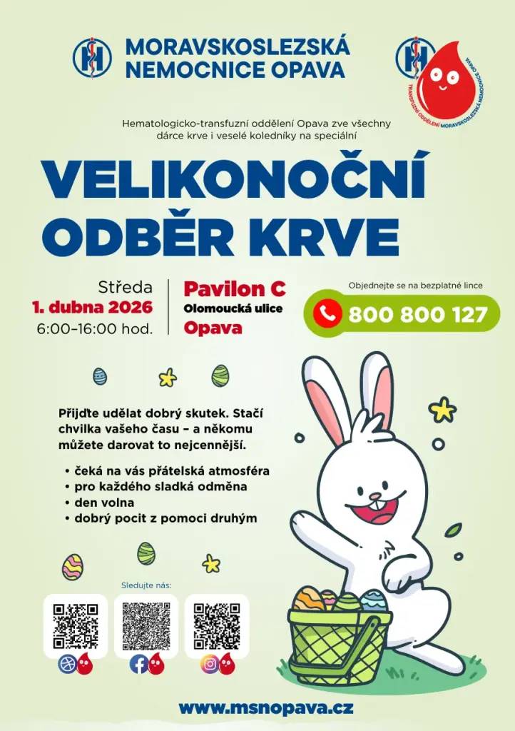 Duben v Opavě patří prevenci a pomoci druhým. Moravskoslezská nemocnice Opava připravila pro veřejnost dvě  události, na které jste srdečně zváni.