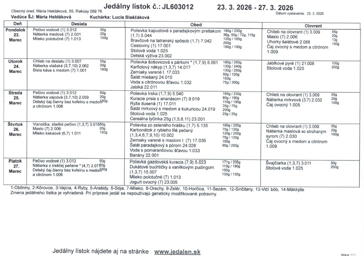 23.3.2026 - 27.3.2026