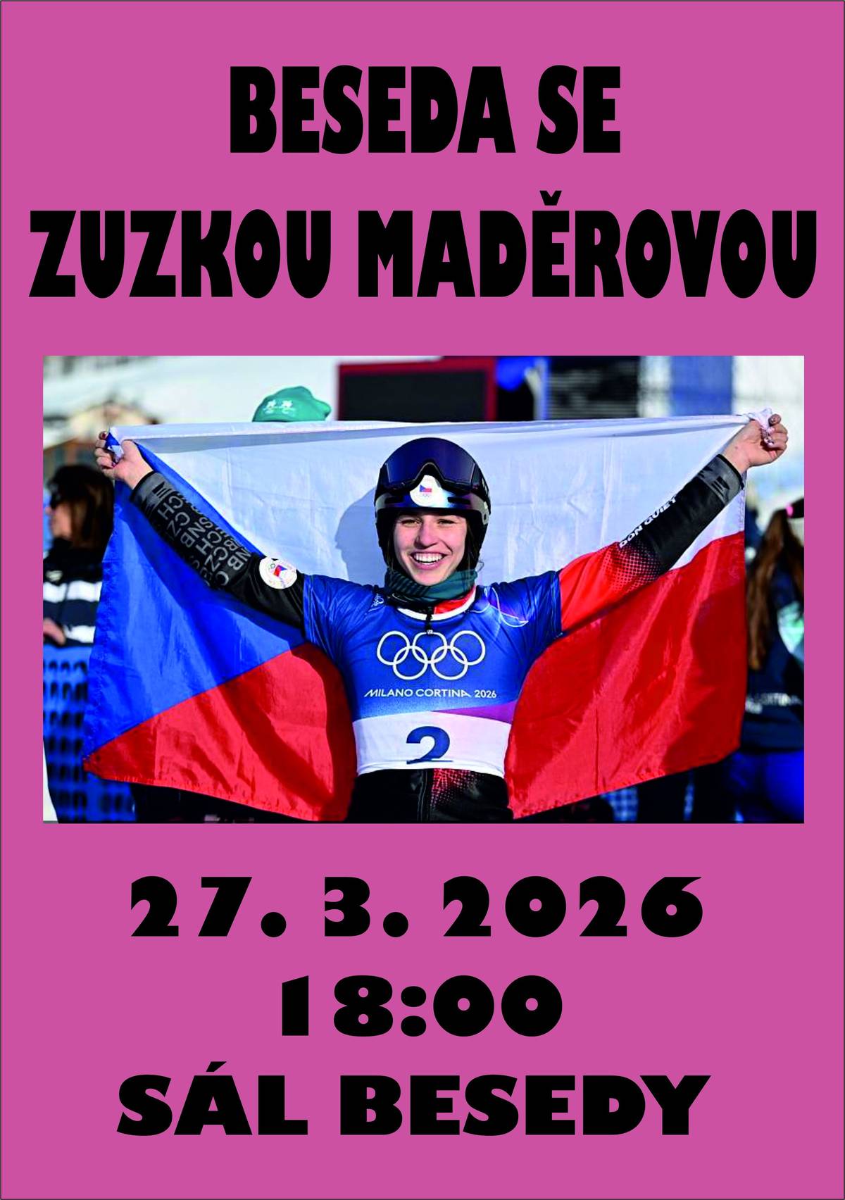 Připomínám páteční vzácnou návštěvu u nás v Oldřichově. Těšíme se! Jana a Jířa