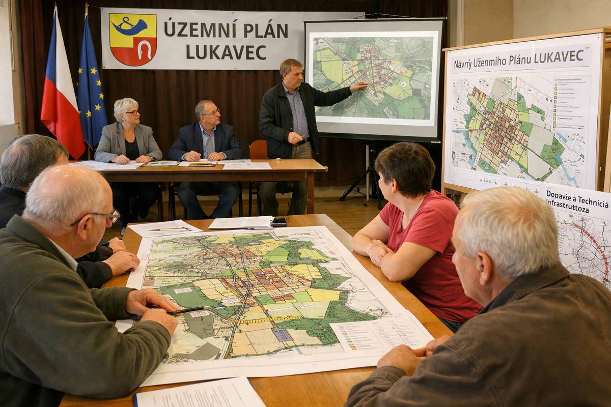 Obec Lukavec připravuje změnu územního plánu a vyzývá občany k podání podnětů. Své návrhy zasílejte na e-mail obec@lukavec.eu     nejpozději do 24. dubna 2026. Podněty budou předány k posouzení na odbor územního plánování v Hořicích a mohou být zapracovány do nového územního plánu. V případě dotazů kontaktujte místostarostu Jana Bartoše na telefonu 724 460 412.