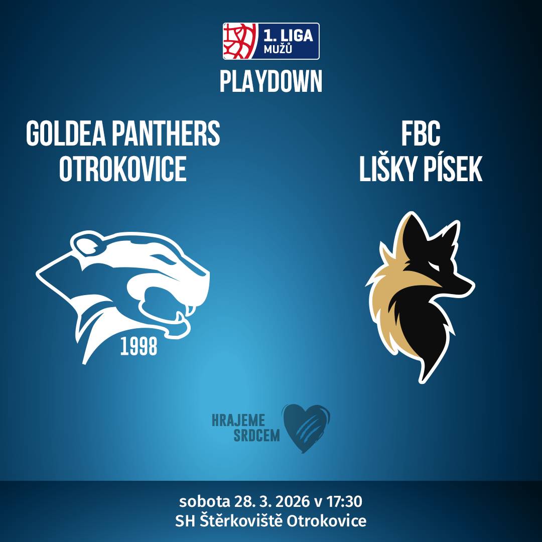 Goldea Panthers Otrokovice : FBC Lišky Písek