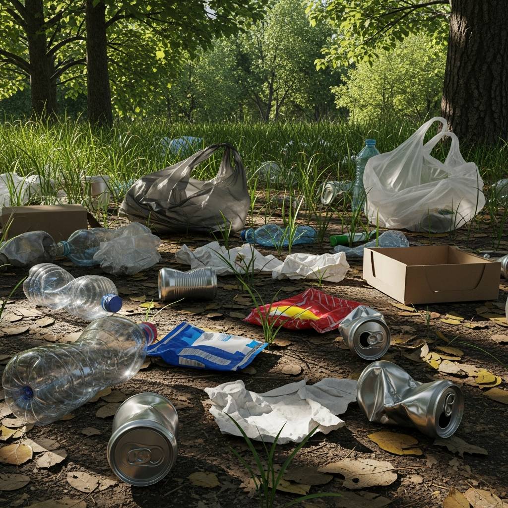 Tímto pojmem označujeme volně pohozený odpad, nebo odpad ponechaný na místě, které není k jeho odložení vyhrazeno. Setkáváme se s ním ve městech, v přírodě či v okolí dopravní infrastruktury.