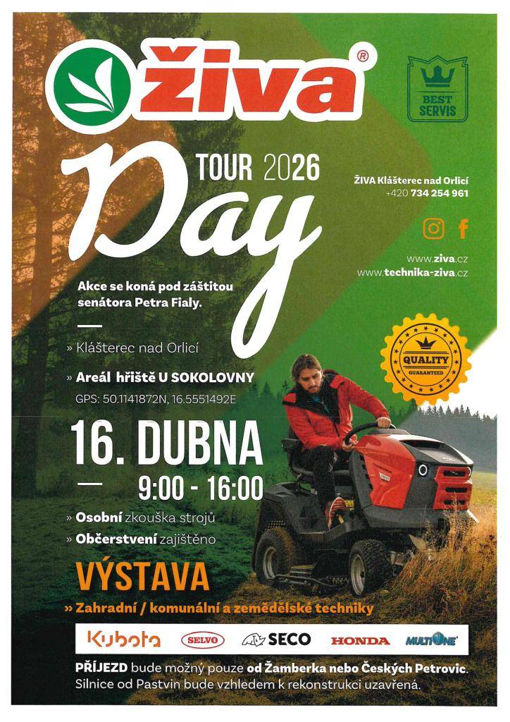 16.dubna 2026  od 9:00 - 16:00