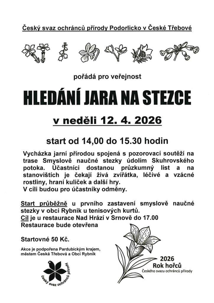 v neděli 12.4.2026  od 14:00 - 15:30 hod