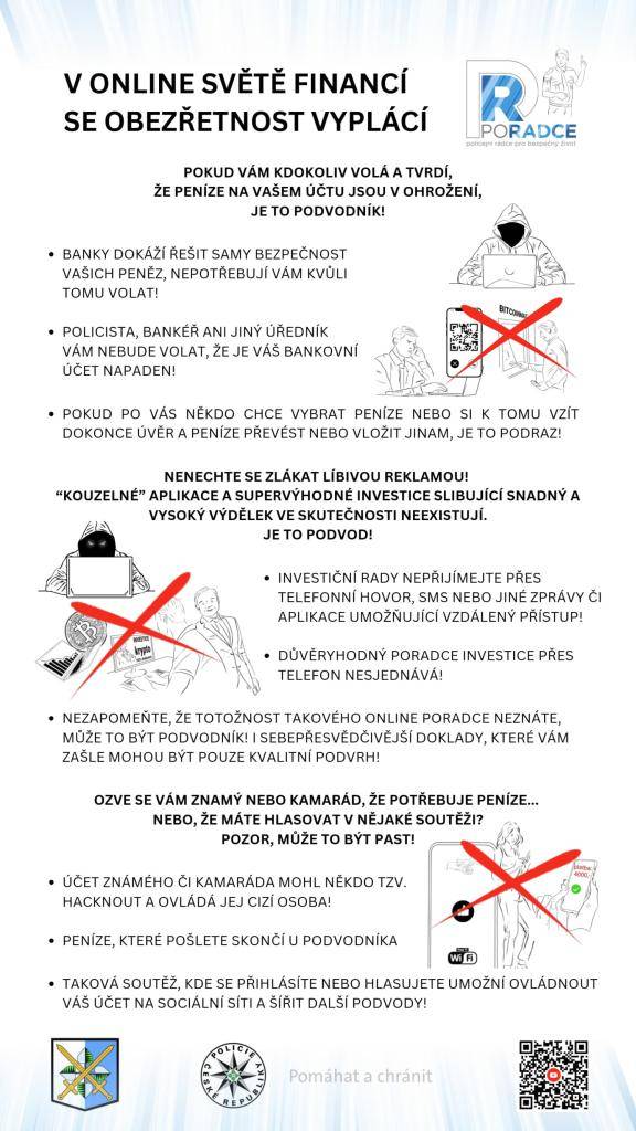 Policie ČR: Pozor na podvody v online světě!