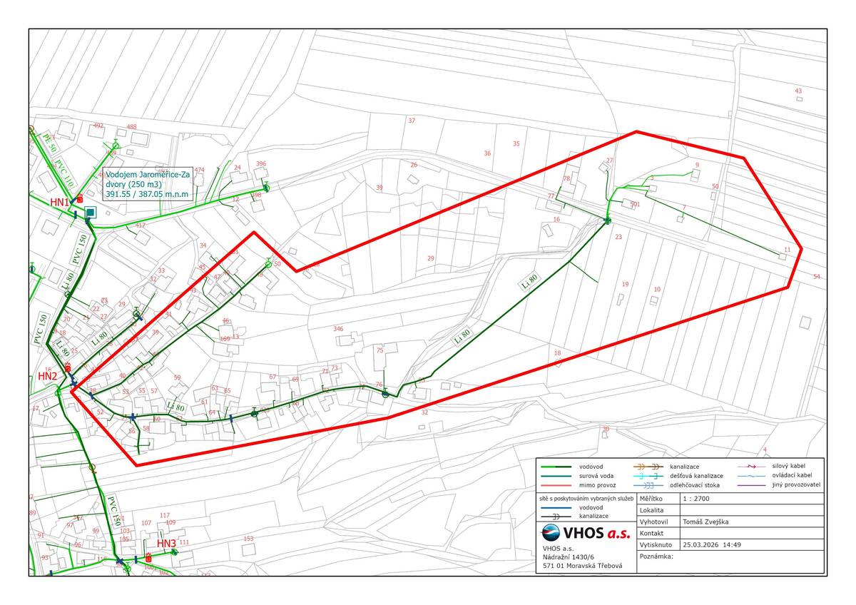Informujeme občany,   že z důvodu opravy na vodovodním řadu, bude ve čtvrtek 26. 3. 2026 od 08:00 hod. do 12:00 hod. přerušena dodávka vody v částech obce:  Račany a Třešinky Děkujeme za pochopení.