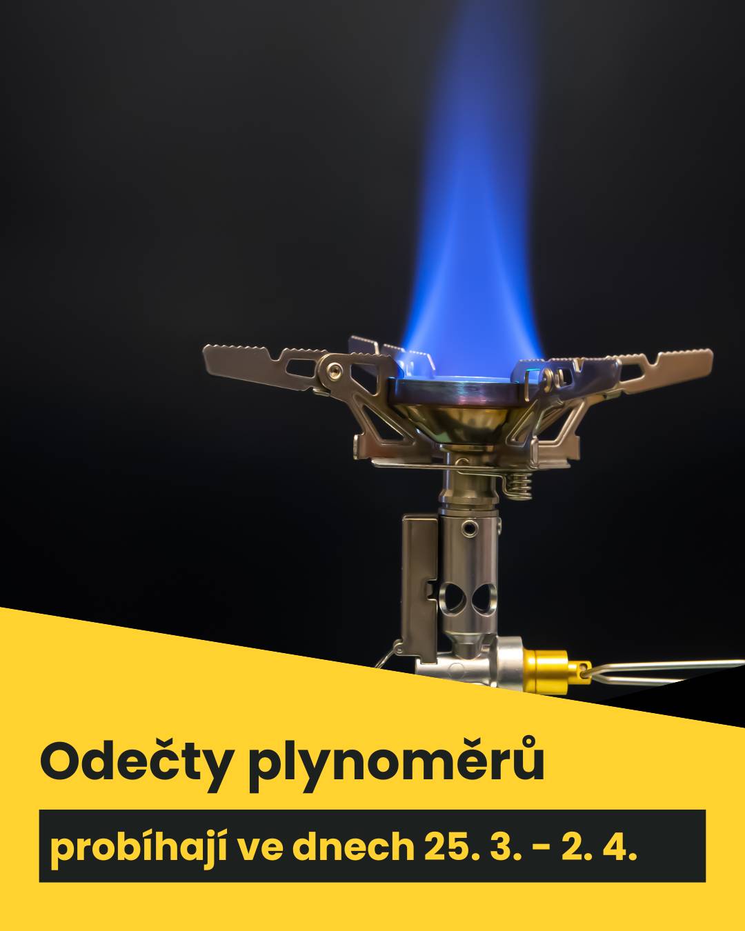 Ve dnech 25. 3. - 2. 4. 2026 jsou v naší obci prováděny odečty plynoměrů všech dodavatelů plynu. Žádáme občany o zpřístupnění skříněk s plynoměry, případně vylepení stavu plynoměru na dveře domu v případě jejich nedostupnosti. Zpřístupněním plynoměru a možnosti fyzického odečtu provedením fotodokumentace budou zajištěny správné údaje o spotřebě. Děkujeme.