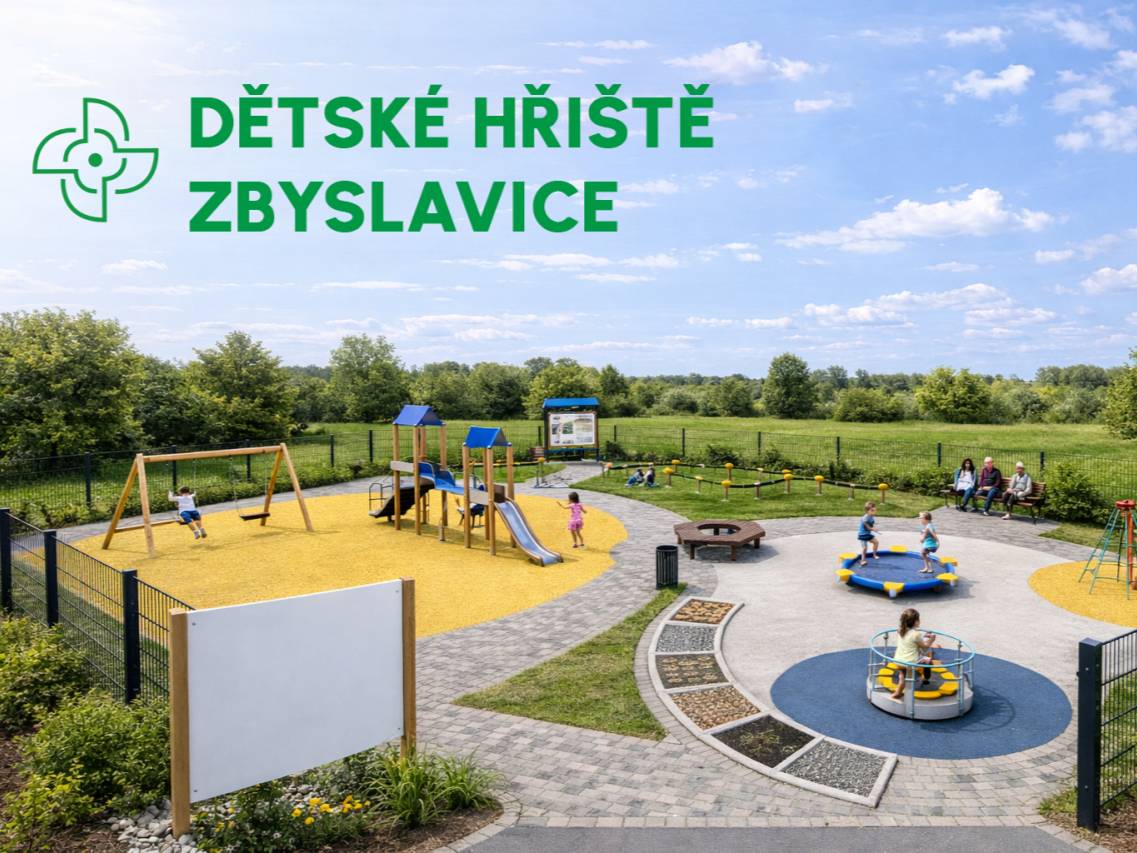Zbyslavice získaly dotaci 500 000 Kč na projekt nového dětského hřiště