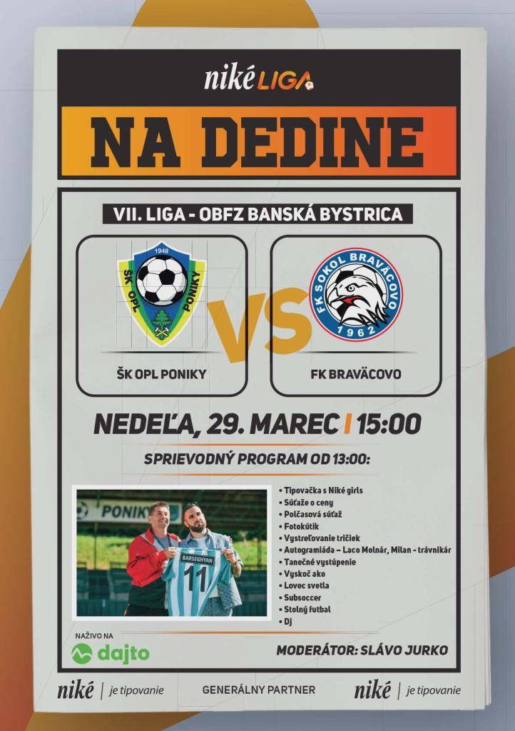Niké liga NA DEDINE